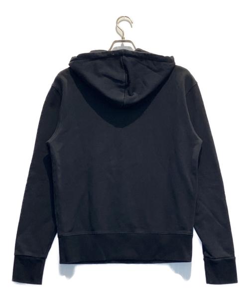 maison kitsune（メゾンキツネ）MAISON KITSUNE (メゾンキツネ) フォックスヘッドプルオーバーパーカー ブラック サイズ:Sの古着・服飾アイテム