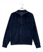 FRED PERRYフレッドペリー）の古着「VELOUR TRACK JACKET」｜ネイビー