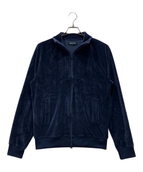 FRED PERRY（フレッドペリー）FRED PERRY (フレッドペリー) VELOUR TRACK JACKET ネイビー サイズ:Mの古着・服飾アイテム