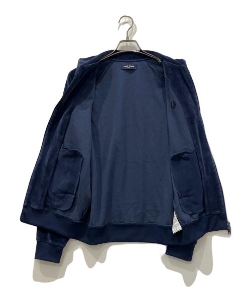 FRED PERRY（フレッドペリー）FRED PERRY (フレッドペリー) VELOUR TRACK JACKET ネイビー サイズ:Mの古着・服飾アイテム