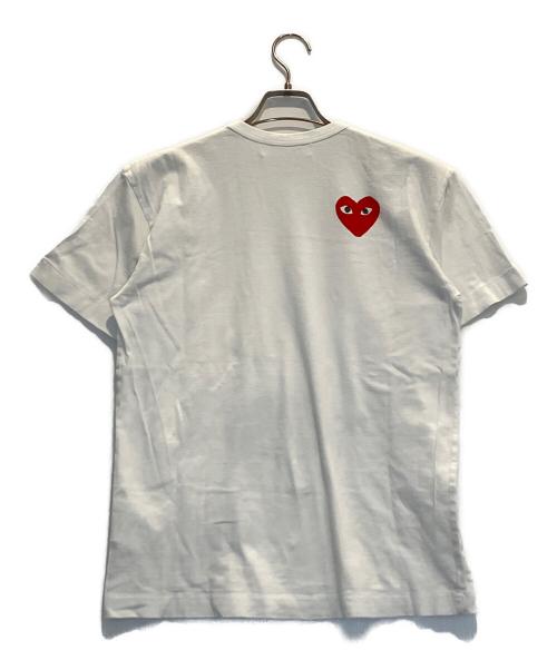 PLAY COMME des GARCONS（プレイコムデギャルソン）PLAY COMME des GARCONS (プレイコムデギャルソン) THE NORTH FACE (ザ ノース フェイス) コラボプリントTシャツ ホワイト サイズ:Lの古着・服飾アイテム