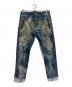 DSQUARED2（ディースクエアード）の古着「ウォッシュバイカーデニムパンツ」｜スカイブルー