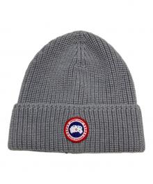 CANADA GOOSE（カナダグース）の古着「ニット帽」｜グレー