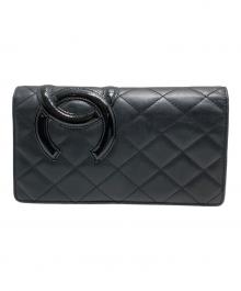 CHANEL（シャネル）の古着「ココマーク ロングウォレット」｜ブラック