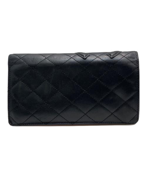 CHANEL（シャネル）CHANEL (シャネル) ココマーク ロングウォレット ブラックの古着・服飾アイテム