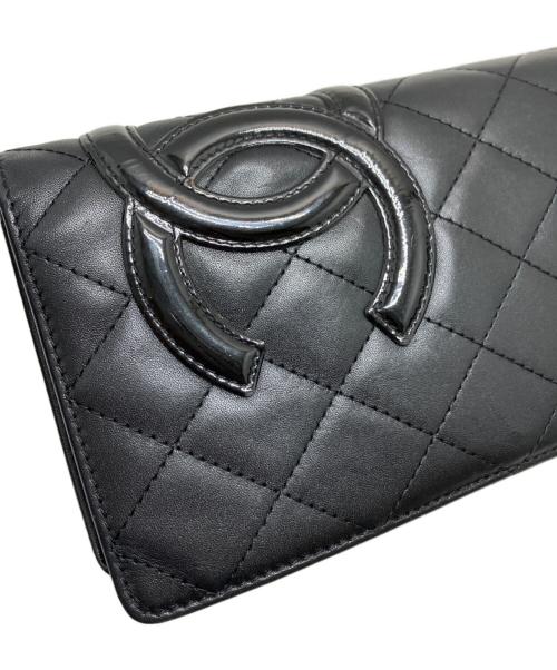 CHANEL（シャネル）CHANEL (シャネル) ココマーク ロングウォレット ブラックの古着・服飾アイテム