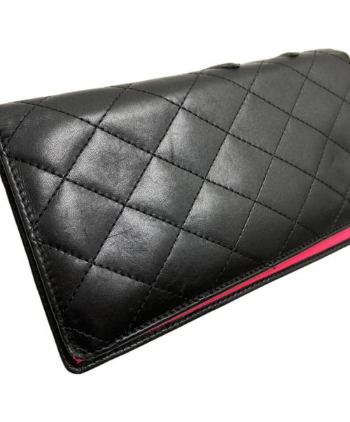 CHANEL（シャネル）CHANEL (シャネル) ココマーク ロングウォレット ブラックの古着・服飾アイテム
