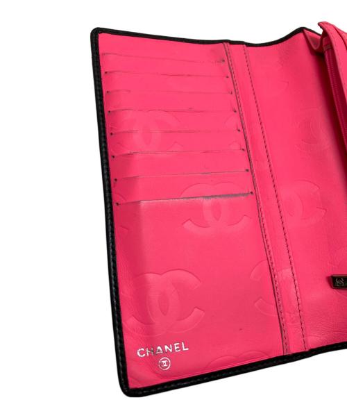 CHANEL（シャネル）CHANEL (シャネル) ココマーク ロングウォレット ブラックの古着・服飾アイテム