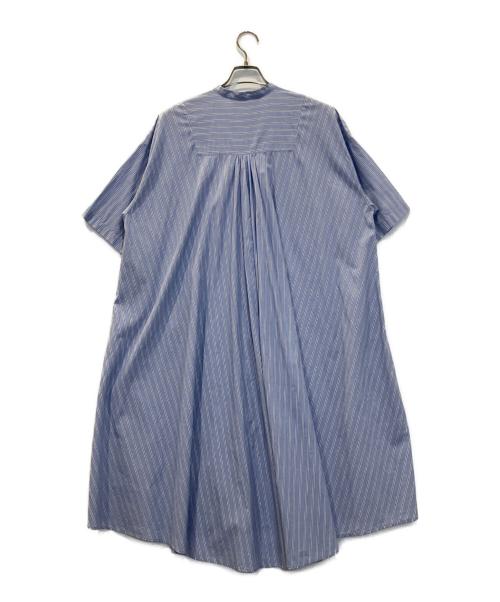 mizuiro-ind（ミズイロインド）mizuiro-ind (ミズイロインド) シャツワンピース ブルー サイズ:表記なしの古着・服飾アイテム