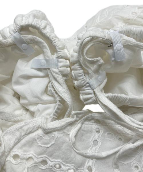 MAISON SPECIAL（メゾンスペシャル）MAISON SPECIAL (メゾンスペシャル) 2way Cotton Puff Sleeve Bustier ホワイト サイズ:Mの古着・服飾アイテム