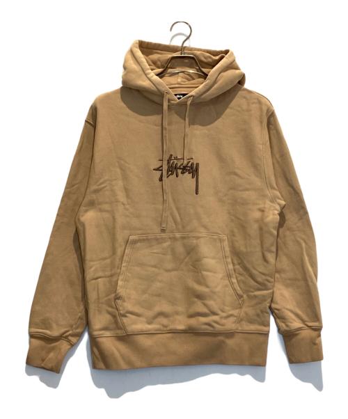 stussy（ステューシー）stussy (ステューシー) パーカー ブラウン サイズ:Mの古着・服飾アイテム
