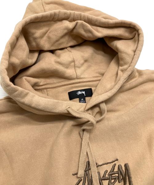 stussy（ステューシー）stussy (ステューシー) パーカー ブラウン サイズ:Mの古着・服飾アイテム