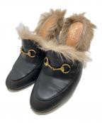 GUCCIグッチ）の古着「ヒールパンプス」｜ブラック