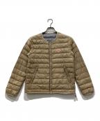 DANTONダントン）の古着「Crew Neck Inner Down Jacket」｜ベージュ