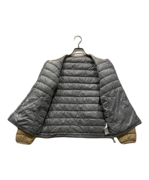 DANTON（ダントン）DANTON (ダントン) Crew Neck Inner Down Jacket ベージュ サイズ:表記なしの古着・服飾アイテム