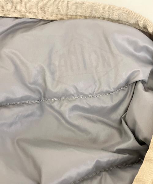 DANTON（ダントン）DANTON (ダントン) Crew Neck Inner Down Jacket ベージュ サイズ:表記なしの古着・服飾アイテム