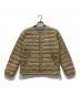 DANTON（ダントン）の古着「Crew Neck Inner Down Jacket」｜ベージュ
