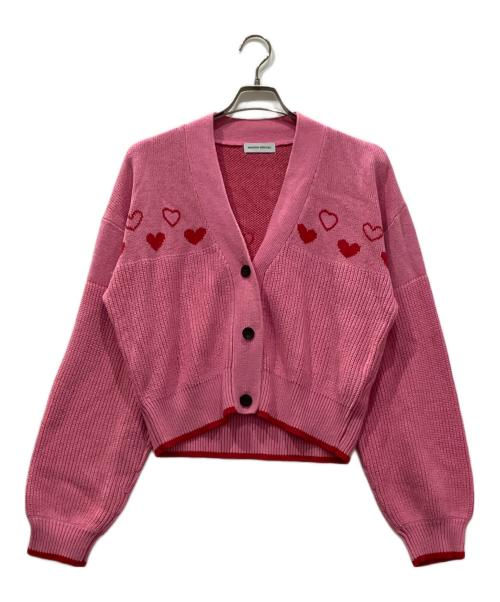 MAISON SPECIAL（メゾンスペシャル）MAISON SPECIAL (メゾンスペシャル) Heart Jacquard Short Length ピンク サイズ:FREEの古着・服飾アイテム