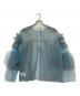 MAISON (メイソン) Tulle Ruffle Sleeves Tops スカイブルー サイズ:Free：7000円