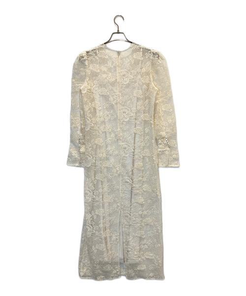 Ameri VINTAGE（アメリヴィンテージ）Ameri VINTAGE (アメリヴィンテージ) マキシ丈レースアップドレス アイボリー サイズ:Mの古着・服飾アイテム