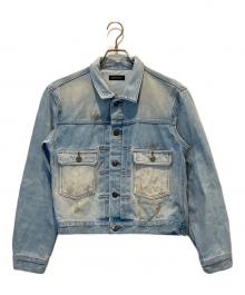 MAISON SPECIAL（メゾンスペシャル）の古着「Mud Draw Ring Die Denim Jacket」｜インディゴ