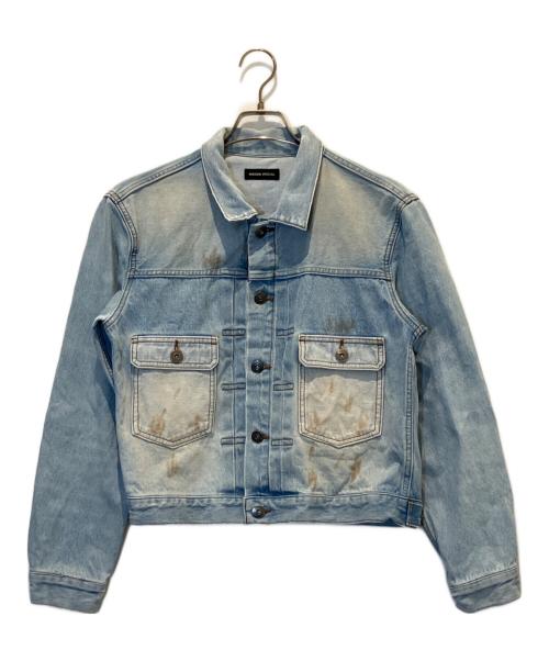 MAISON SPECIAL（メゾンスペシャル）MAISON SPECIAL (メゾンスペシャル) Mud Draw Ring Die Denim Jacket インディゴ サイズ:Ｆｒｅｅの古着・服飾アイテム