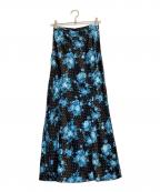 MAISON SPECIALメゾンスペシャル）の古着「Flower Dot Mermaid Skirt」｜ブラック
