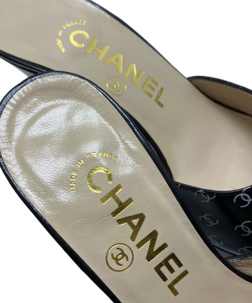 CHANEL（シャネル）CHANEL (シャネル) ヒールサンダル ブラック サイズ:36の古着・服飾アイテム