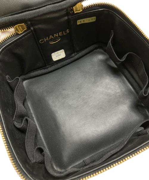 CHANEL（シャネル）CHANEL (シャネル) エナメルバニティバッグ ブラック サイズ:表記なしの古着・服飾アイテム