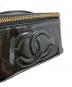 中古・古着 CHANEL (シャネル) エナメルバニティバッグ ブラック サイズ:表記なし：53000円