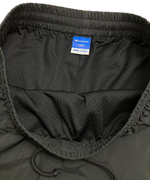 Champion（チャンピオン）Champion (チャンピオン) WIND AND SEA (ウィンダンシー) パンツ ブラック サイズ:Lの古着・服飾アイテム