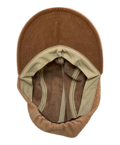 L.L.Bean（エルエルビーン）L.L.Bean (エルエルビーン) レザーキャップ ブラウンの古着・服飾アイテム