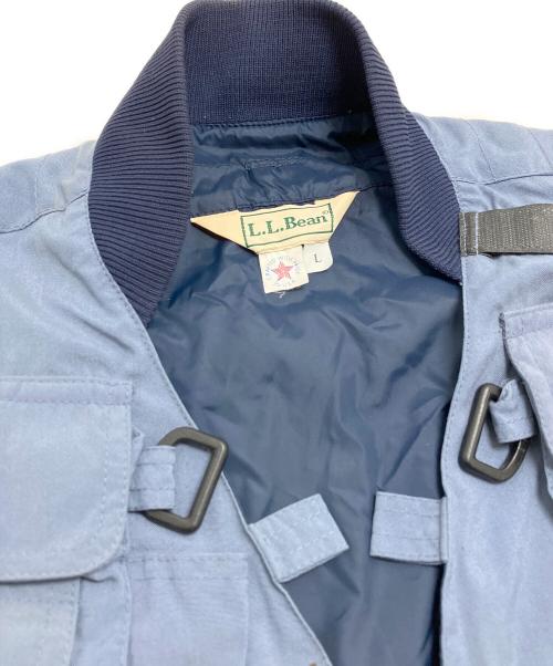 L.L.Bean（エルエルビーン）L.L.Bean (エルエルビーン) フィッシングベスト ブルー サイズ:Lの古着・服飾アイテム