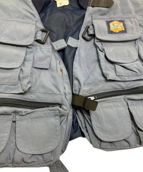 L.L.Bean（エルエルビーン）L.L.Bean (エルエルビーン) フィッシングベスト ブルー サイズ:Lの古着・服飾アイテム
