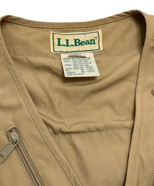L.L.Bean（エルエルビーン）L.L.Bean (エルエルビーン) フィッシングベスト ベージュ サイズ:Lの古着・服飾アイテム