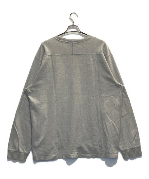Eddie Bauer（エディーバウアー）Eddie Bauer (エディーバウアー) フットボールTシャツ グレー サイズ:表記なしの古着・服飾アイテム