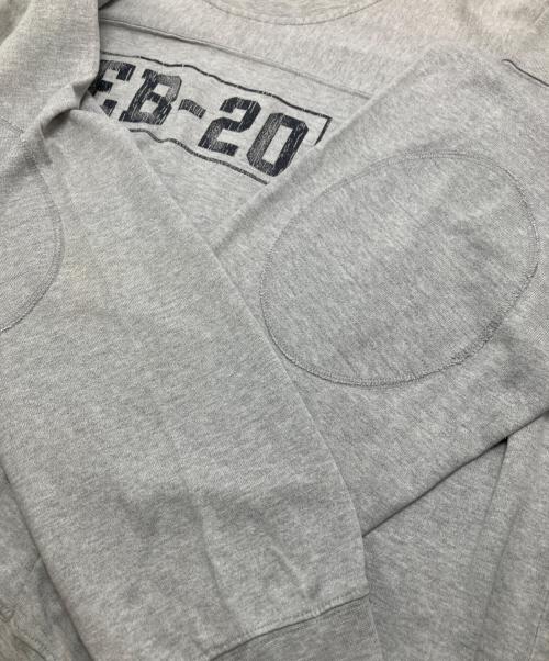Eddie Bauer（エディーバウアー）Eddie Bauer (エディーバウアー) フットボールTシャツ グレー サイズ:表記なしの古着・服飾アイテム