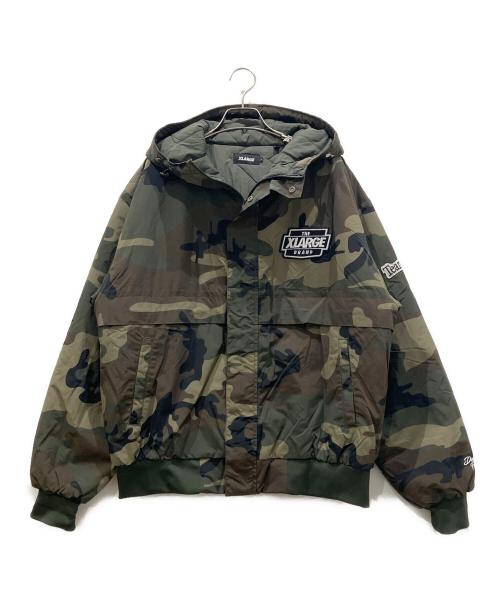 X-LARGE（エクストララージ）X-LARGE (エクストララージ) 中綿ジャケット カーキ サイズ:Ⅼの古着・服飾アイテム