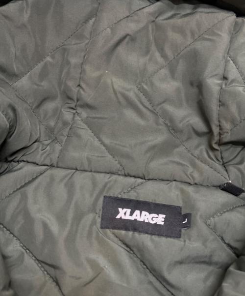 X-LARGE（エクストララージ）X-LARGE (エクストララージ) 中綿ジャケット カーキ サイズ:Ⅼの古着・服飾アイテム