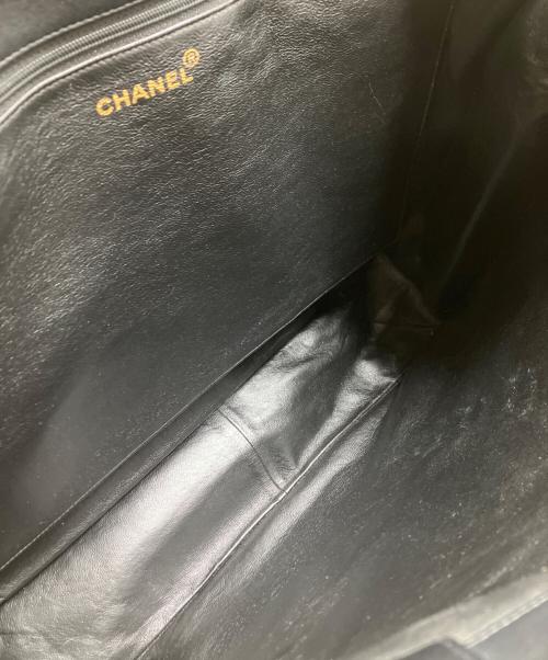 CHANEL（シャネル）CHANEL (シャネル) デカココマークチェーントートバッグ ブラックの古着・服飾アイテム
