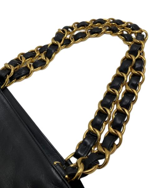 CHANEL（シャネル）CHANEL (シャネル) デカココマークチェーントートバッグ ブラックの古着・服飾アイテム