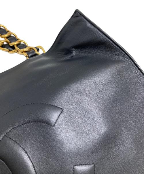 CHANEL（シャネル）CHANEL (シャネル) デカココマークチェーントートバッグ ブラックの古着・服飾アイテム