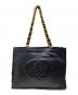 CHANEL（シャネル）の古着「デカココマークチェーントートバッグ」｜ブラック