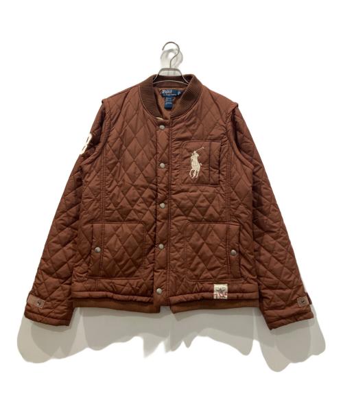 POLO RALPH LAUREN（ポロ・ラルフローレン）POLO RALPH LAUREN (ポロ・ラルフローレン) キルティングジャケット ブラウン サイズ:Ⅼの古着・服飾アイテム