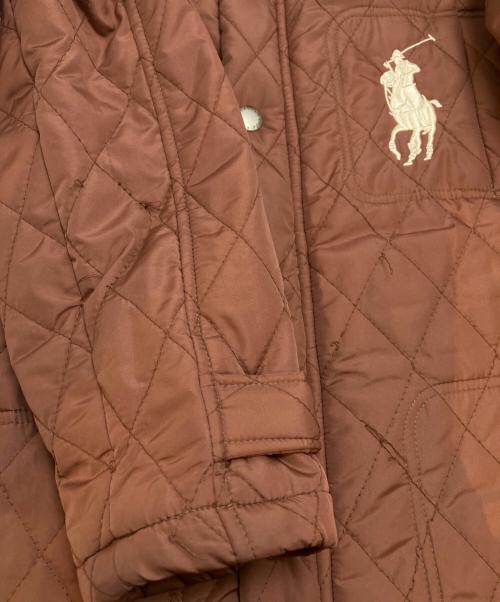 POLO RALPH LAUREN（ポロ・ラルフローレン）POLO RALPH LAUREN (ポロ・ラルフローレン) キルティングジャケット ブラウン サイズ:Ⅼの古着・服飾アイテム