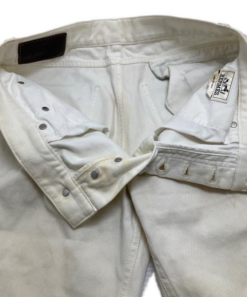HERMES（エルメス）HERMES (エルメス) ホワイトデニム ホワイト サイズ:42の古着・服飾アイテム