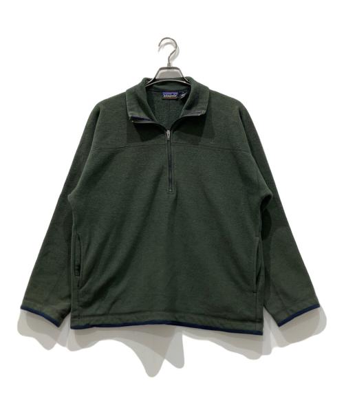 Patagonia（パタゴニア）Patagonia (パタゴニア) ハーフジップフリースジャケット カーキ サイズ:Mの古着・服飾アイテム