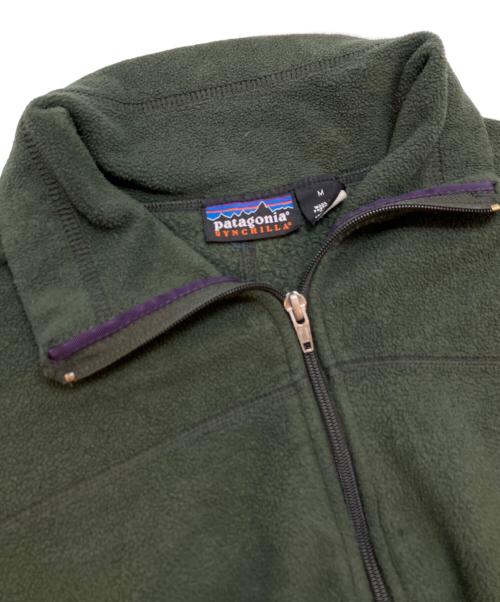 Patagonia（パタゴニア）Patagonia (パタゴニア) ハーフジップフリースジャケット カーキ サイズ:Mの古着・服飾アイテム