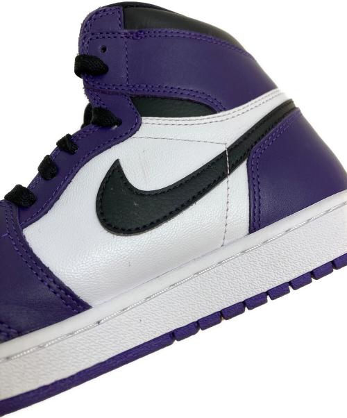 NIKE（ナイキ）NIKE (ナイキ) Air Jordan 1 Retro High OG パープル サイズ:US9/UK8/EUR42.5/CM27の古着・服飾アイテム
