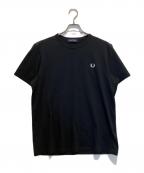 FRED PERRYフレッドペリー）の古着「リンガーTシャツ」｜ブラック
